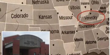 Students given AI slop with misspelled state names, faulty table of elements, angering parents