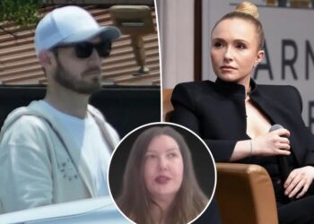 Injured Hayden Panettiere was taken out of LA apartment on gurney twice while living with Brian Hickerson, neighbor claims