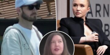 Injured Hayden Panettiere was taken out of LA apartment on gurney twice while living with Brian Hickerson, neighbor claims