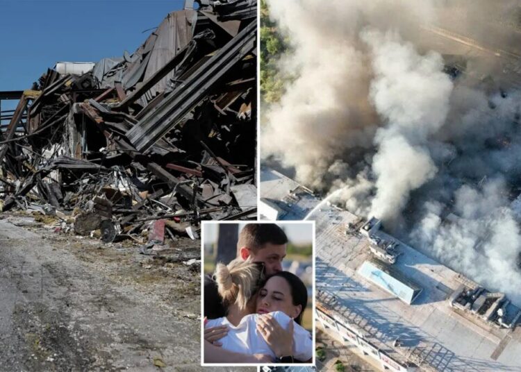 10 killed in Russian and Ukrainian attacks a day after fatal shopping mall drone strike