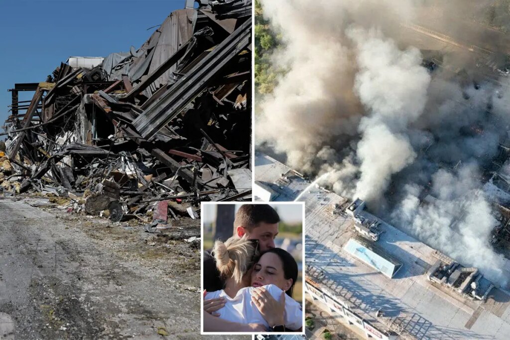10 killed in Russian and Ukrainian attacks a day after fatal shopping mall drone strike