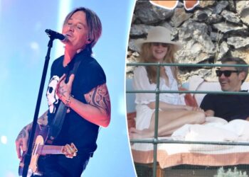 Keith Urban fights back tears singing breakup ballad as ex Nicole Kidman moves on with rumored new romance