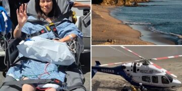 Rogue wave nearly kills mom walking on SoCal beach: ‘Out of nowhere’