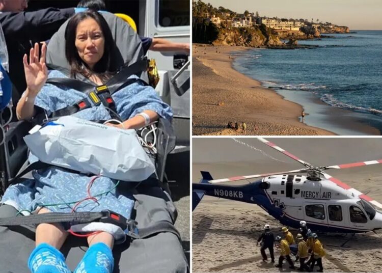 Rogue wave nearly kills mom walking on SoCal beach: ‘Out of nowhere’