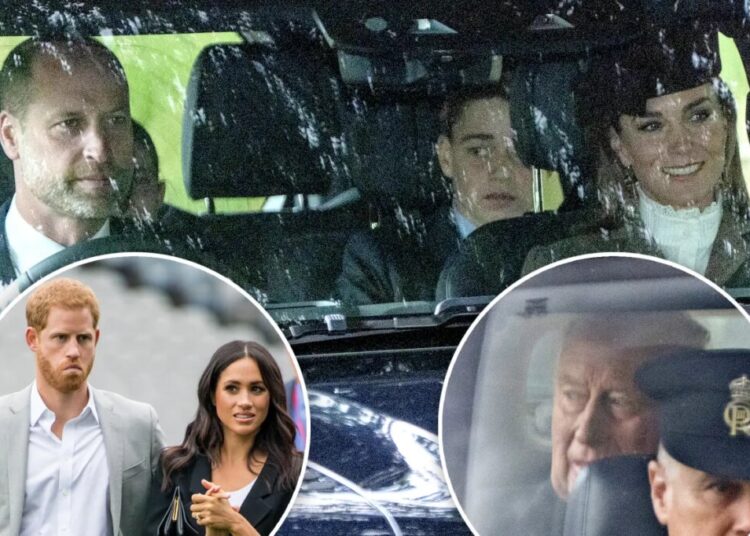 Kate Middleton smiles as she steps out with Prince William, King Charles days after Harry and Meghan’s UK move bombshell