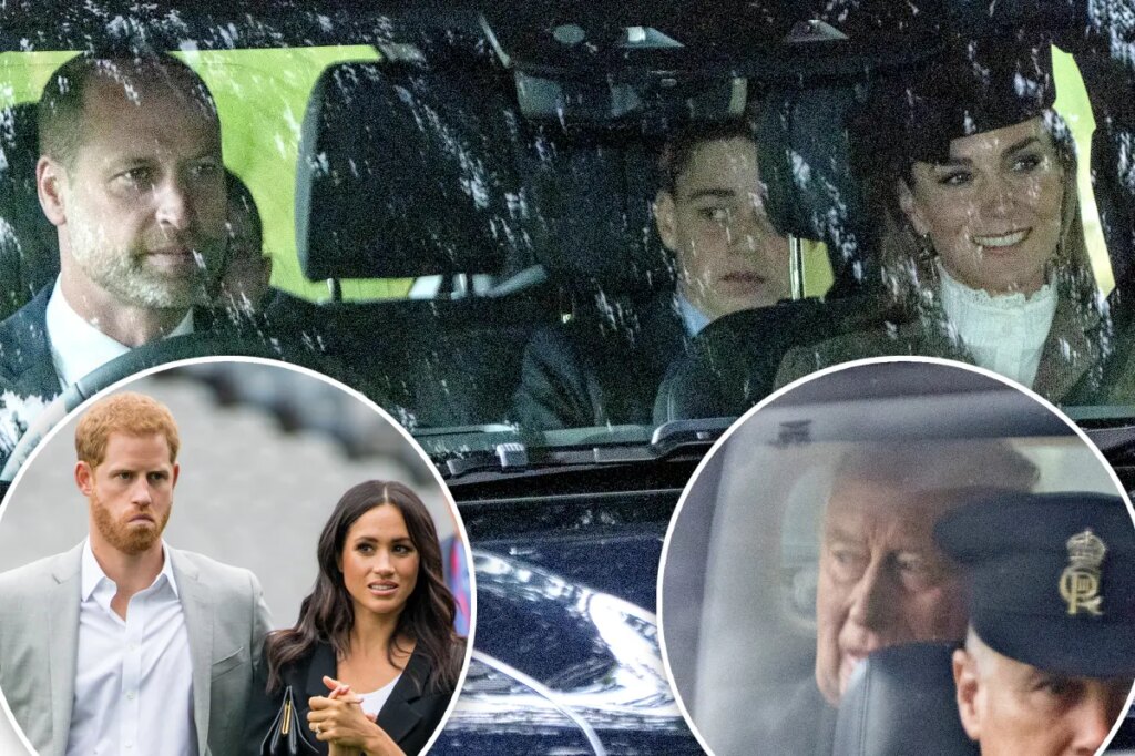 Kate Middleton smiles as she steps out with Prince William, King Charles days after Harry and Meghan’s UK move bombshell