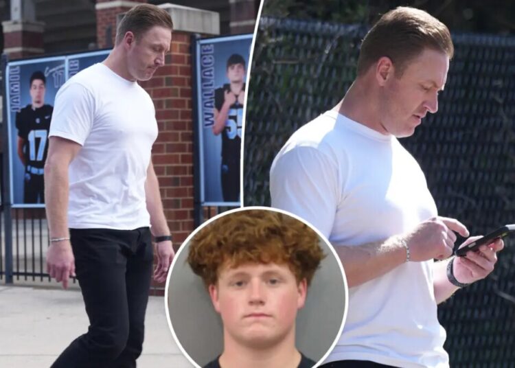 Kroy Biermann steps out for first time since teen son KJ’s sexual assault arrest