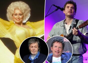 John Mayer salutes Dolly Parton with a guitar solo at starry Hamptons show