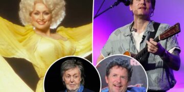 John Mayer salutes Dolly Parton with a guitar solo at starry Hamptons show