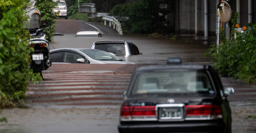 Record-Breaking Rainfall Leaves Eight Dead and Thousands Stranded in Japan