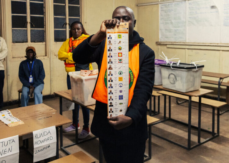 Zambia Halts Vote Counting in Presidential Race