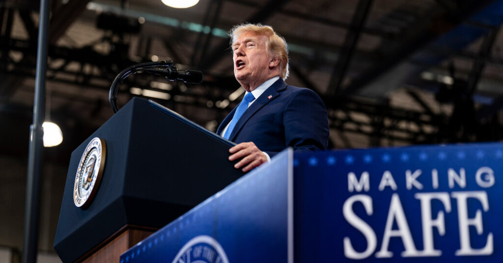 Trump Wades Into N.Y. Governor’s Race by Attacking Hochul on Crime