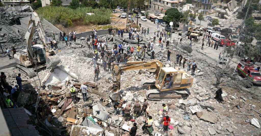 Israeli Strikes in Lebanon Kill 11, Health Officials Say