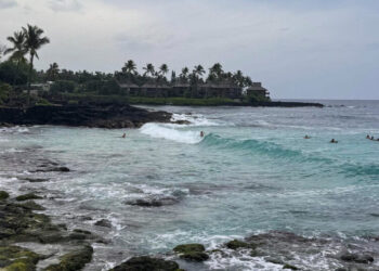 Some Daring Surfers Seek Waves as Hurricane Lala Approaches
