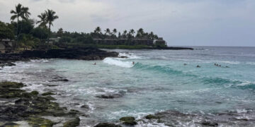 Some Daring Surfers Seek Waves as Hurricane Lala Approaches
