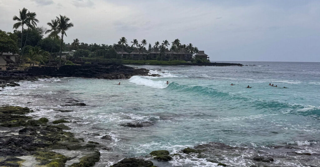 Some Daring Surfers Seek Waves as Hurricane Lala Approaches