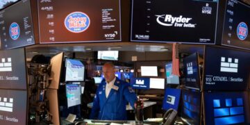 Stocks finish wild month with Amazon rising, Apple sinking and Seoul’s best day ever resulting in a 22% loss