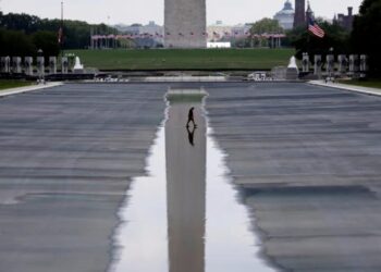 Trump blasts Pirro after she admitted Reflecting Pool damage was caused by botched installation and blamed Interior Dept. for not sharing information