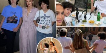 Jennifer Lopez gives rare glimpse of twins on Italy road trip before becoming an empty nester