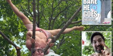 Naked nutjob in miracle jump off Brooklyn Bridge is Kazakhstan activist who plotted plunge on birthday: roommate