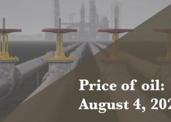 Current price of oil as of August 4, 2026