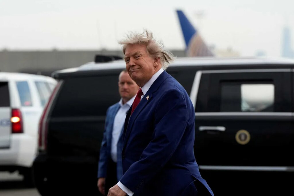 Trump ‘hair memes’ take over X after bold new coif raises questions: ‘Out of control’