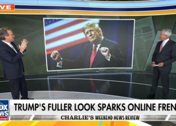 Fox News hosts gush over Trump coif in odd display: ‘Magnificent dome of orange’