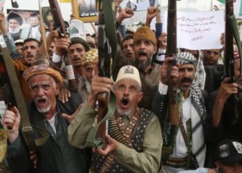 Iran-backed Houthi rebels attack crucial Red Sea port and Saudi Aramco refinery as fighting escalates