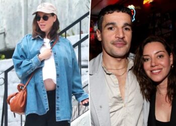 Aubrey Plaza gives birth to first baby with Christopher Abbott
