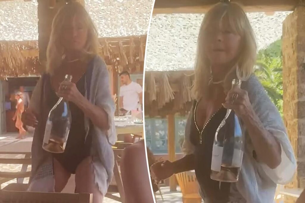Goldie Hawn, 80, stuns in swimsuit on European getaway with family