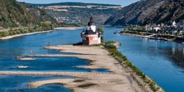 Photos: European Rivers Fall to Record Lows