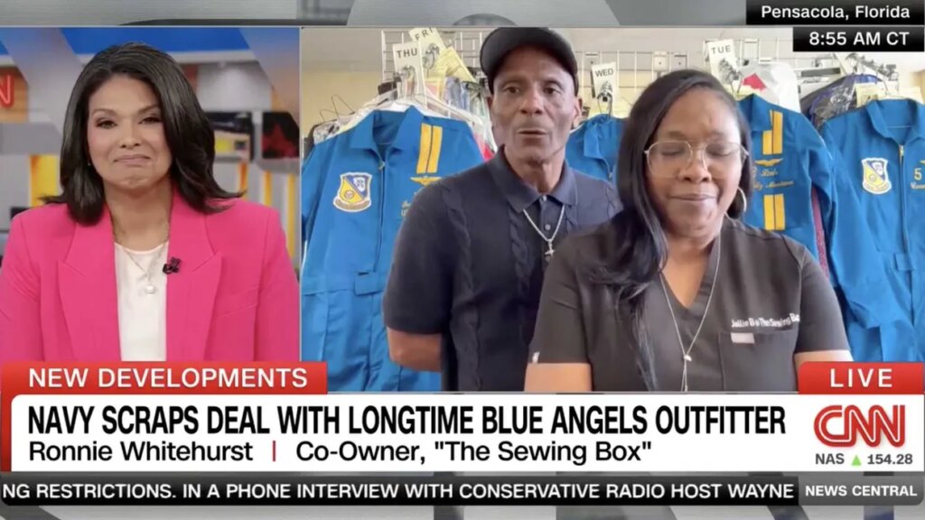 ‘I see the tears’: Black business owner cries as Navy suddenly yanks Blue Angels contract