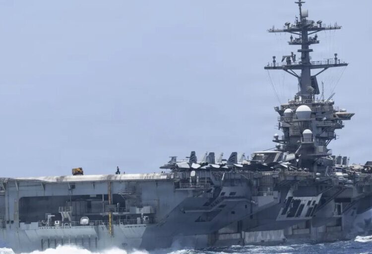 Centcom chief calls carrier’s mission ‘one of the most operationally intense and consequential of the modern era’ amid mental health and supply issues