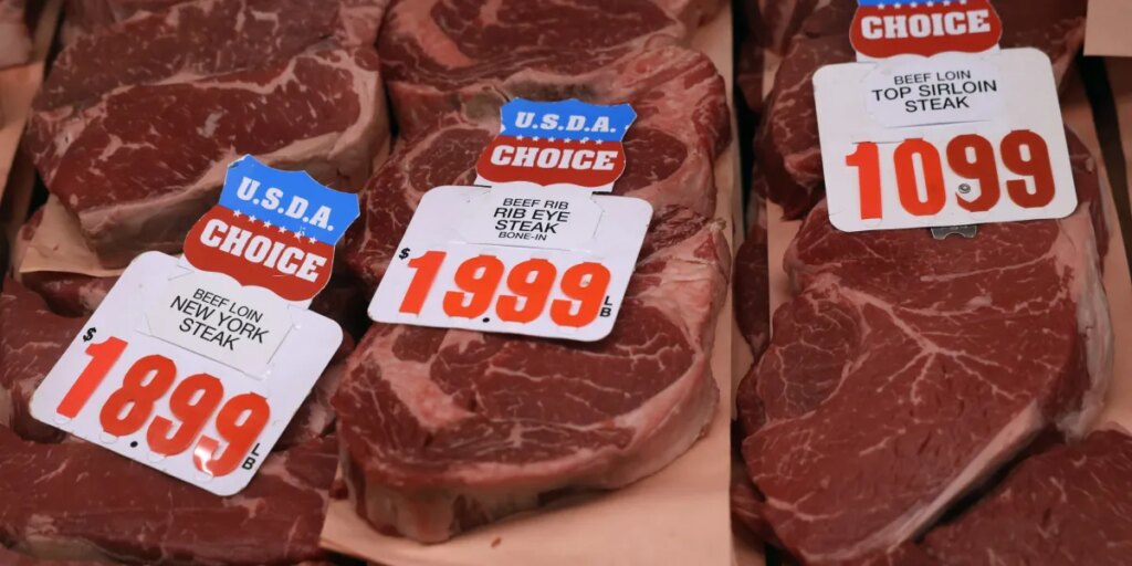 Skyrocketing beef prices finally have Americans reaching their spending limit