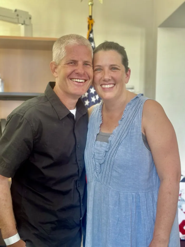 President Donald Trump said former hostage Kevin Rideout has been reunited with his wife, Krista, and is preparing to return to the U.S.