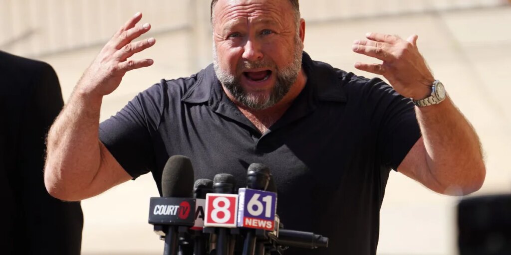 Alex Jones no longer on-the-hook for $50 million owed to Sandy Hook families—but he still has $1.25 billion looming over his head