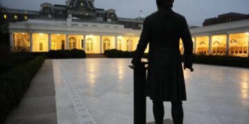 Trump remakes Rose Garden with loans from secret Supreme Court megadonor Harlan Crow
