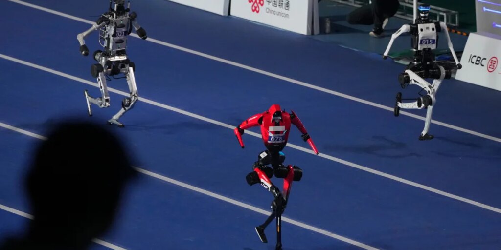 At Olympics-like event, Chinese robots smash athletic records set by humans — including Usain Bolt’s 100-meter sprint time
