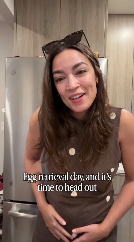 Alexandria Ocasio-Cortez announcing it is 