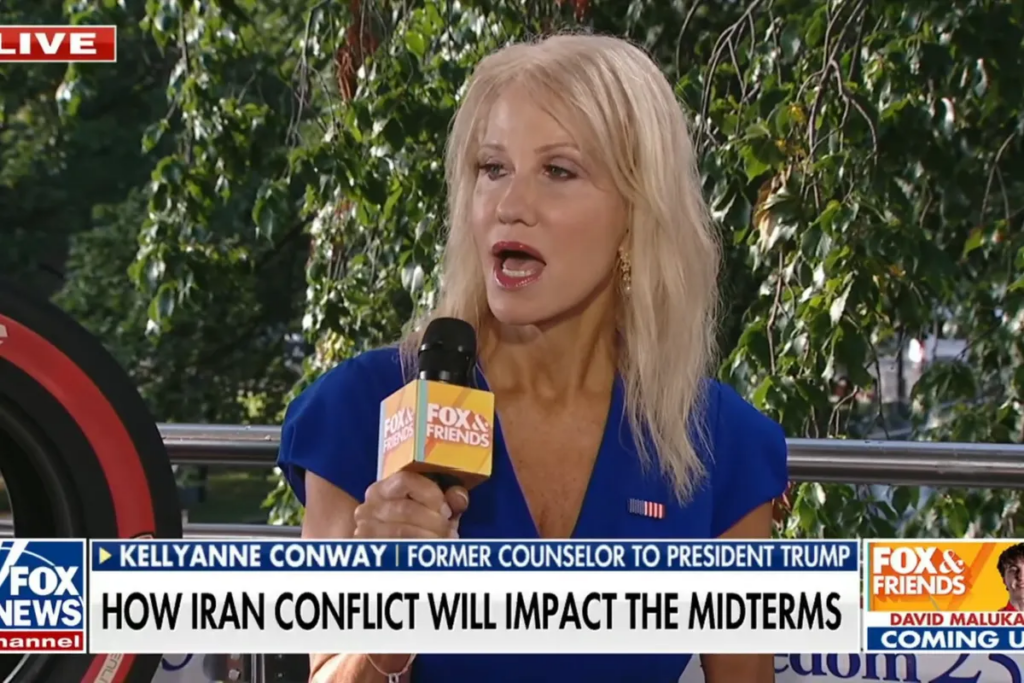 Keyllanne Conway stammers on bleak midterm outlook for GOP — then shifts to blame voters