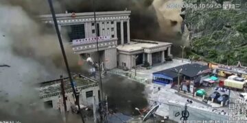 Freak Landslide Completely Swallows Entire Mountain Village