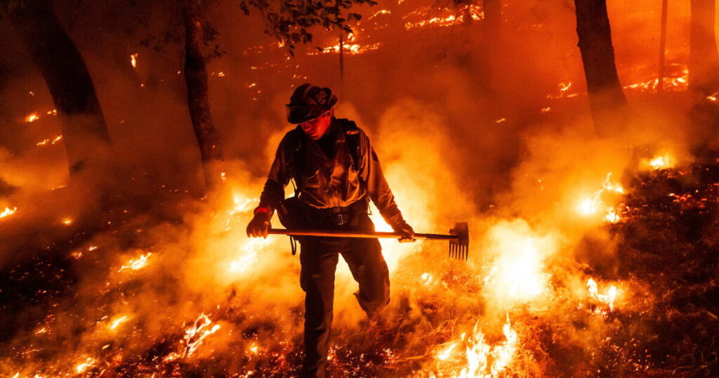A wildfire caused millions in damages in Napa County. A winery worker is accused of causing it
