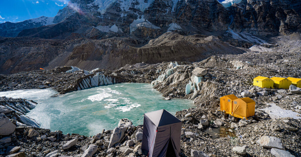 Mount Everest Base Camp Is Melting. Human Urine Is a Contributor.