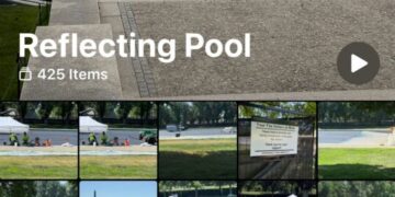 How I spent my summer: At the Reflecting Pool