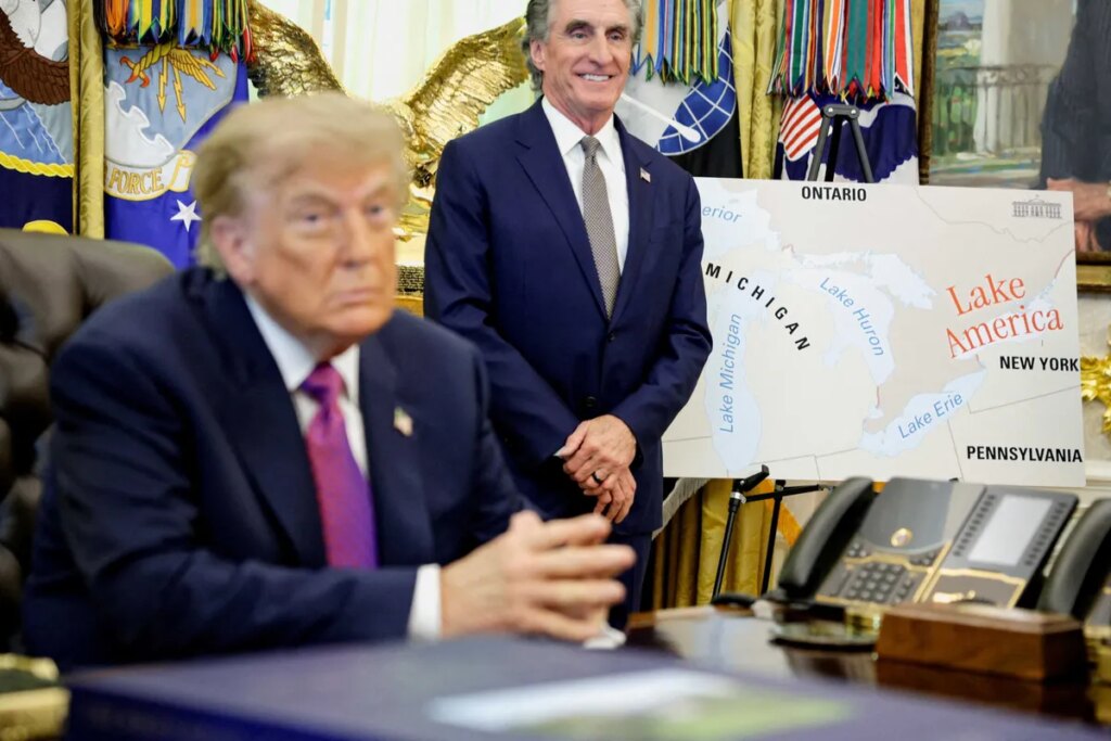 Trump, 80, delights at machine gun-toting ‘Donald Ducks’ in AI-slop video featuring geese