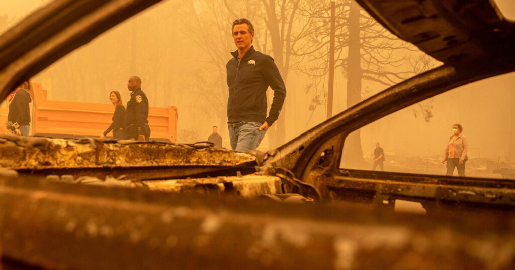 Facing protests, Newsom drops most of plan limiting utility wildfire liabilities