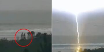 Woman, 39, dies after lightning strike on Brazilian beach