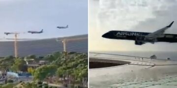 Jets leave onlookers horified as they nearly hit roof of South African stadium during pre-game flyover: ‘Could’ve been catastrophic’