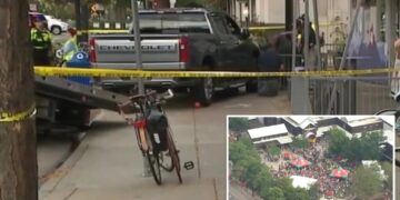 Out-of-control truck plows into sidewalk near Colorado bicycle festival, killing 1 and hurting 5