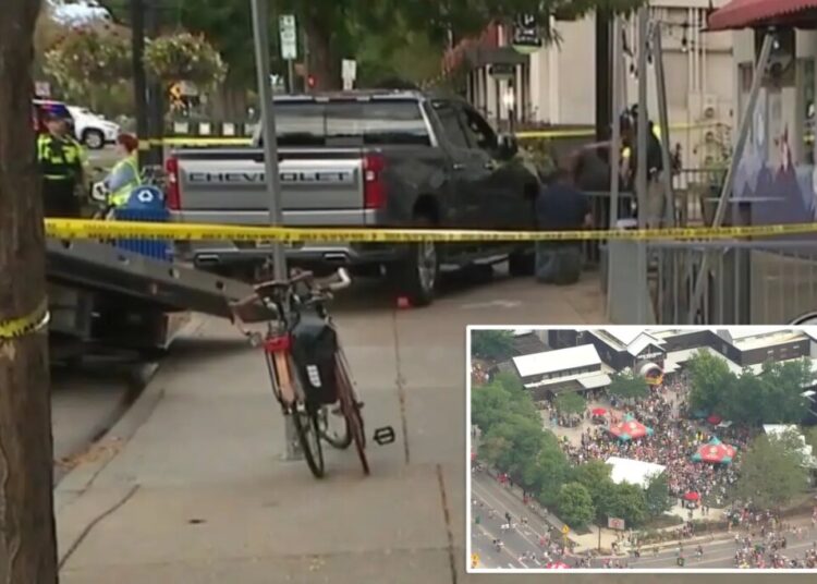 Out-of-control truck plows into sidewalk near Colorado bicycle festival, killing 1 and hurting 5